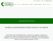 Tablet Screenshot of ccsvi-sm.org